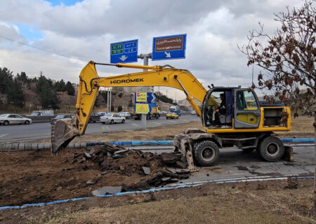 اصلاح رمپ و لوپ‌های ورودی و خروجی ترمینال بزرگ تبریز