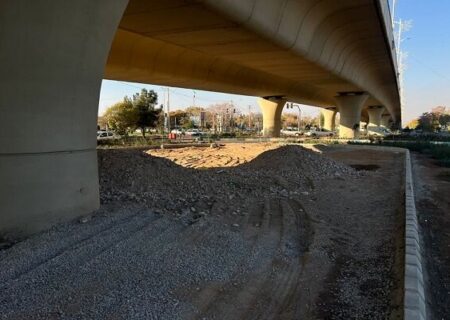 پیشرفت ۷۰ درصدی عملیات زیرسازی پل قراملک در منطقه ۶ تبریز