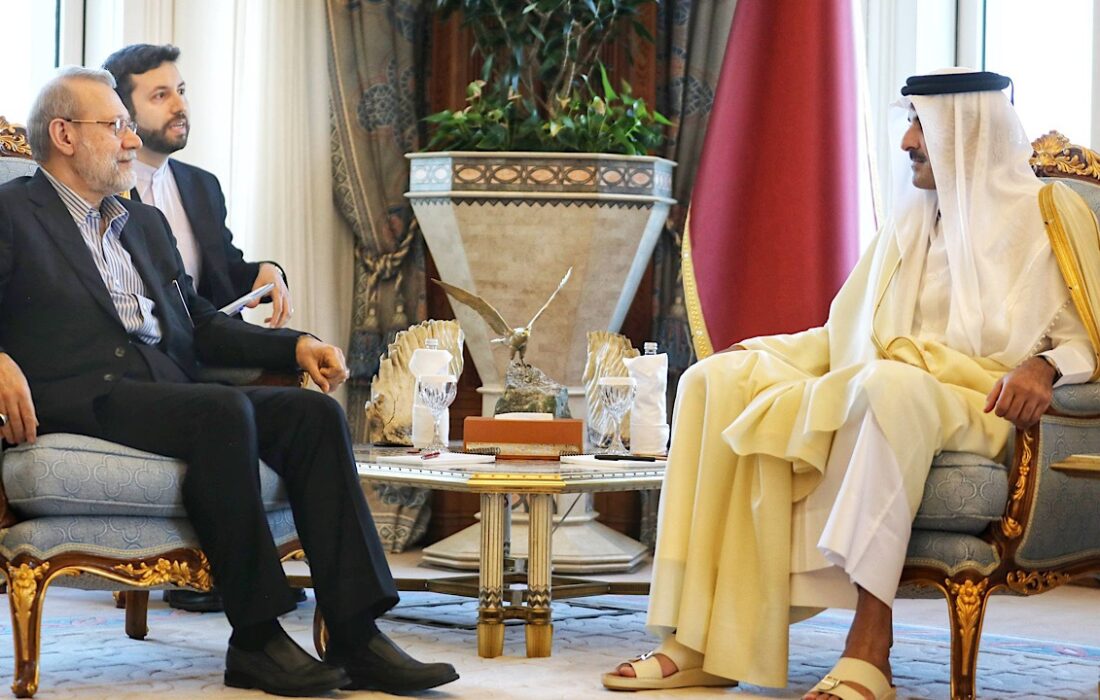 تبادل آخرین تحولات مذاکرات هسته‌ای با وزیر امور خارجه قطر