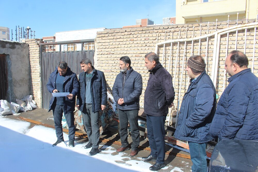 بازدید شهردار منطقه ۲ تبریز از پروژه های شهرسازی