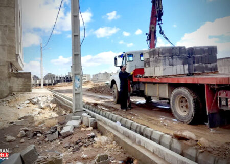 تکمیل جدول‌گذاری و زیرسازی کوچه‌های خیابان ۳۵ متری نبوت در منطقه ۹