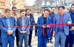 افتتاح و اجرای چند پروژه عمرانی، خدماتی و هوشمندسازی در شهرداری خاروانا