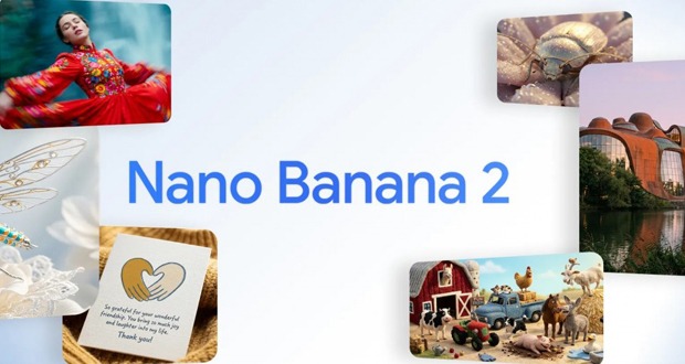 گوگل از مدل جدید هوش مصنوعی Nano Banana 2 با سرعت بیشتر رونمایی کرد
