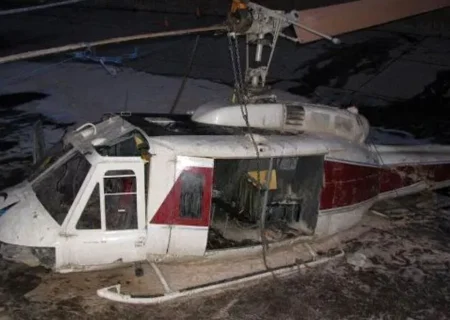 سقوط بالگرد ارتش در درچه اصفهان