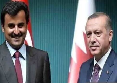 رایزنی رئیس جمهور ترکیه و امیر قطر درباره آخرین تحولات منطقه