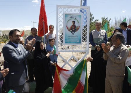 احداث باغ میوه شهید ماکان در تبریز با شعار یک درخت، یک پلاک، یک شهید