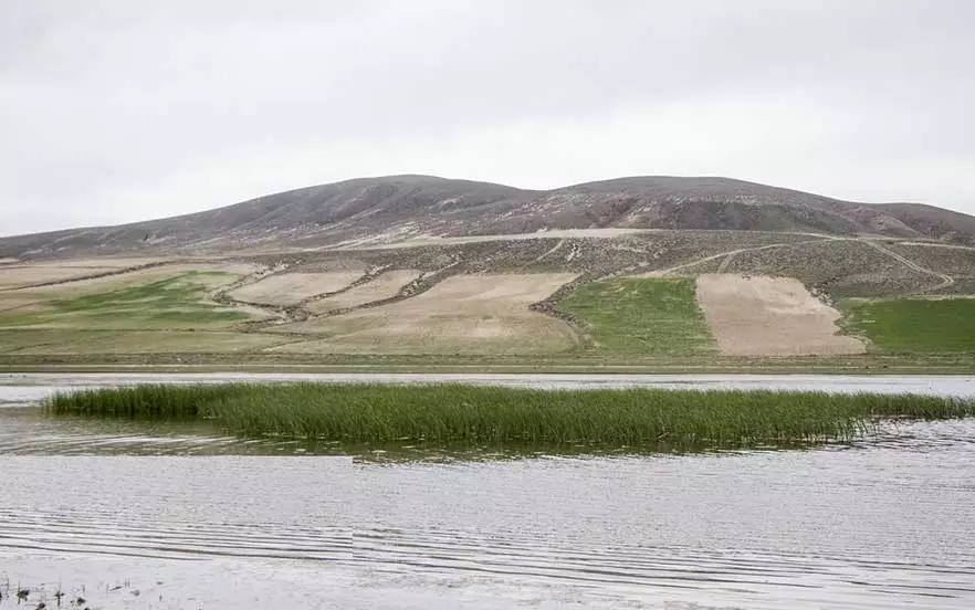 افزایش ۳۲ سانتی متری تراز آب تالاب قوری گول