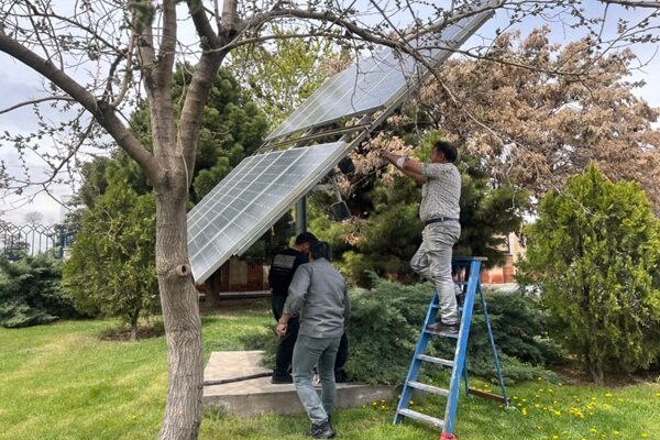 بازسازی و راهاندازی پنلهای خورشیدی منطقه ۶ تبریز با هدف توسعه انرژیهای پاک