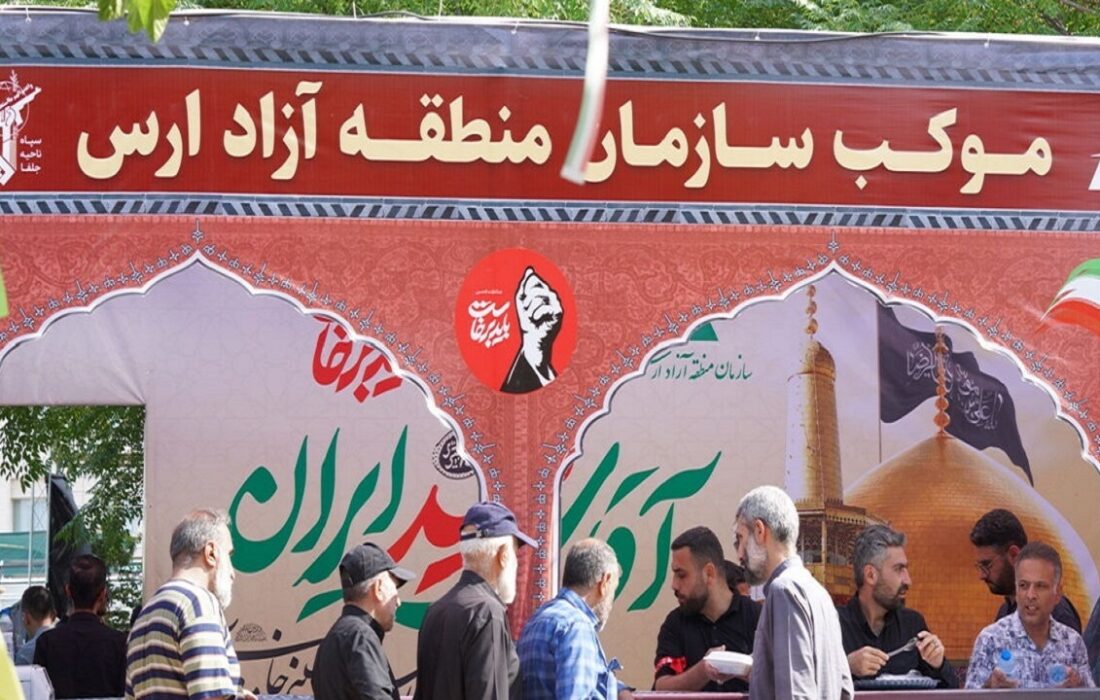 موکب ارس میزبان روزانه ۲ هزار زائر آقای شهید ایران در مشهد