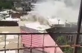 دو مصدوم در آتش سوزی بازار کفاشان تبریز