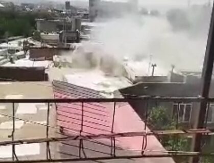 دو مصدوم در آتش سوزی بازار کفاشان تبریز
