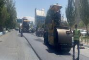 آغاز آسفالت ریزی باند کندرو جاده ائل گلی توسط شهرداری منطقه ۲ منطقه دو