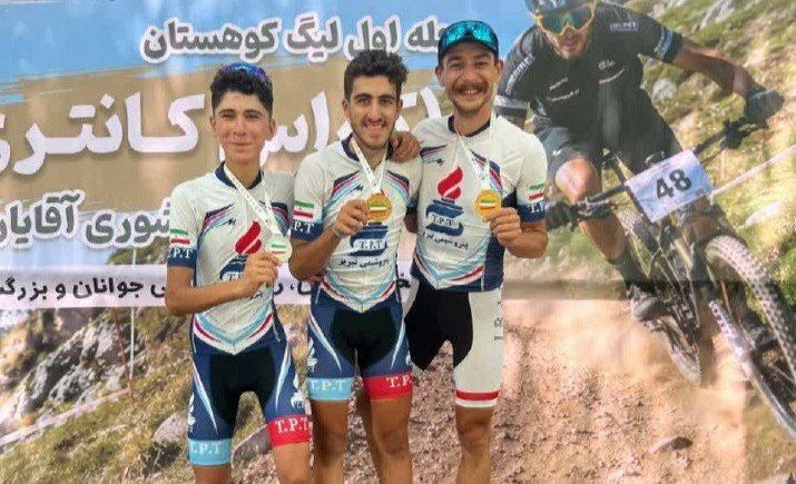 درخشش پتروشیمی تبریز در لیگ برتر دوچرخه‌سواری کوهستان
