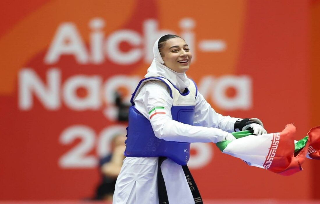 نام «ساغر مرادی» ماندگار شد؛ نخستین طلای بانوان تکواندو در تاریخ بازی‌های آسیایی