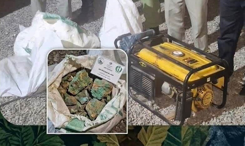 کشف بیش از ۲ تُن مواد معدنی غیرمجاز در پارک ملی ارسباران