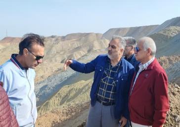 بازدید میدانی سیامک آسیایی از پروژه‌های توسعه فضای سبز در محدوده اتوبان ولایت و بوستان جان‌فدا