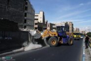 تعریض بلوار ملاصدرای جنوبی با تملک و تخریب ۲ ملک مسکونی
