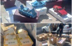 کشف ۸۲ خودروی اسباب‌بازی قاچاق در محور جلفا ـ مرند