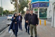 بازدید میدانی شهردار منطقه ۸ تبریز از معابر تاریخی و پروژه‌های عمرانی مرکز شهر